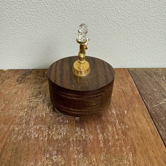 1985 SPOONTIQUES Juggling Clown Gold Pewter Crystal Balls Music Box‎ - Picture 6 of 8